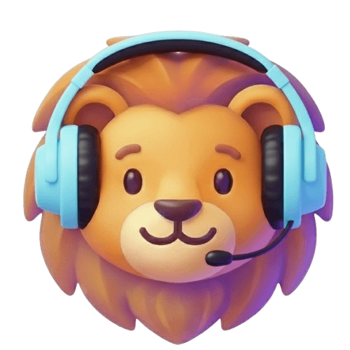 Leo the AI tutor with headphones